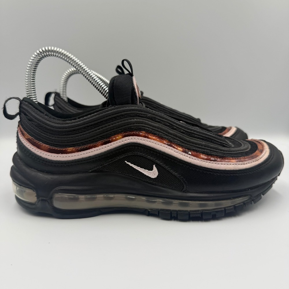 Nike Air Max 97 Women Size 8 Sneakers Tortoise Shell Print Black CU4751-001